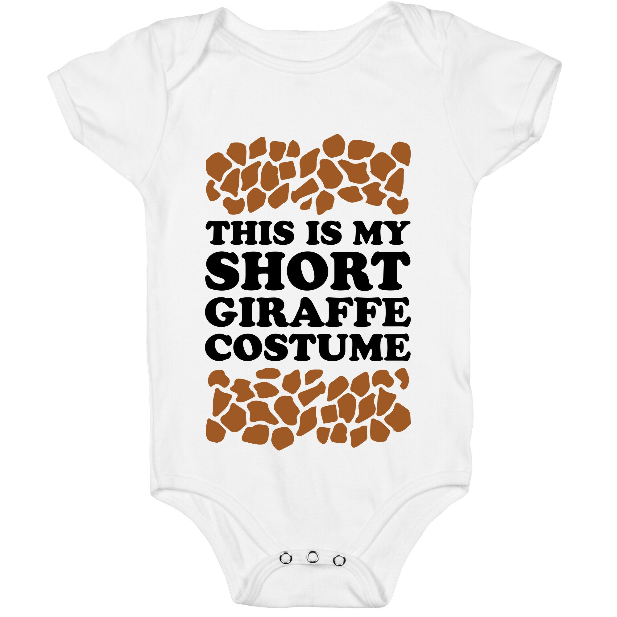 Short Giraffe Costume Baby One Piece